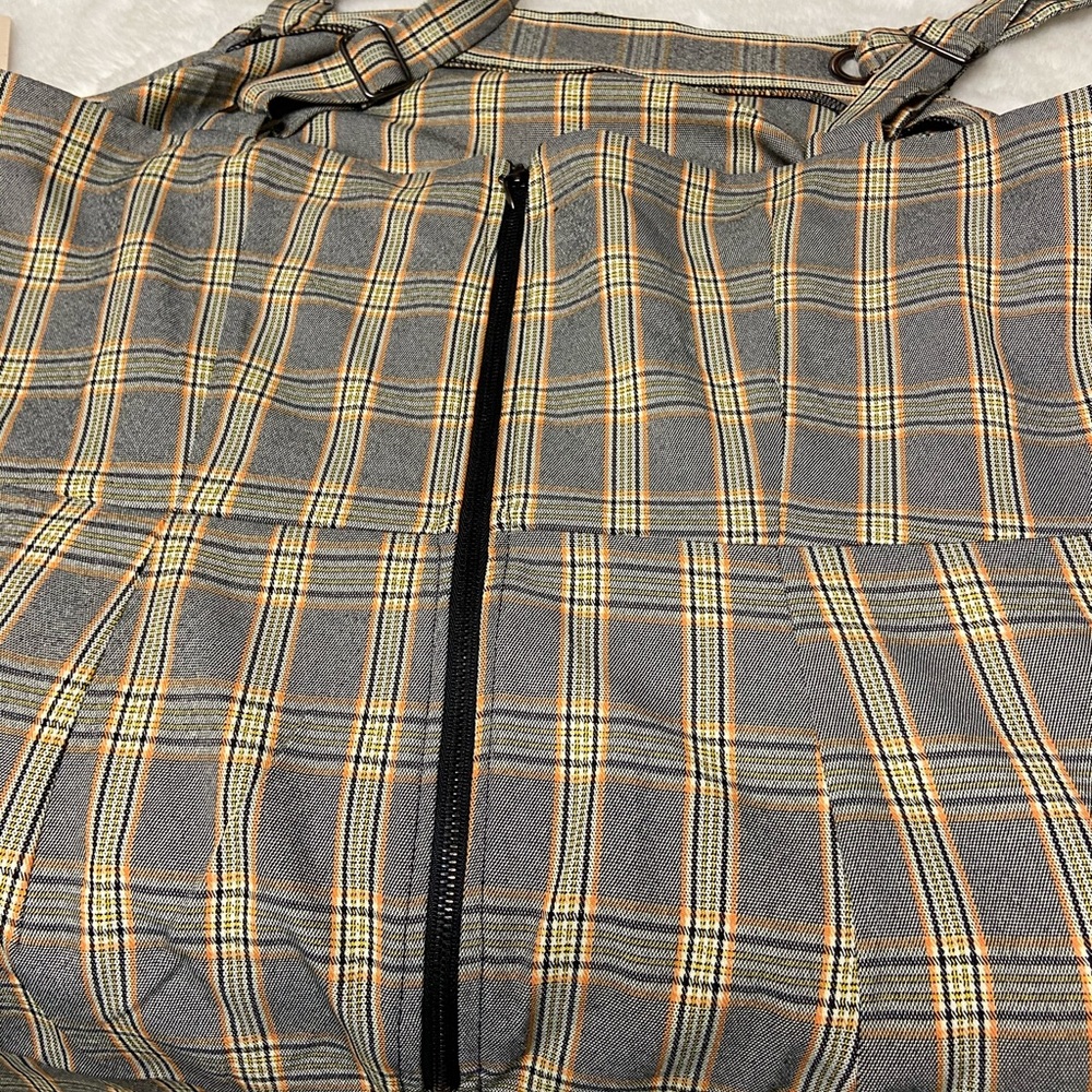 NWT! Macys Size 1X Be you be free Bebop size plaid jumper dress - Picture 5 of 7